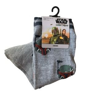 Star Wars Boba Fett Crew Socks